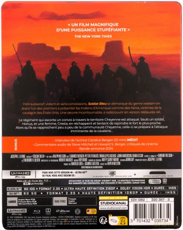Soldier Blue (Niebieski żołnierz) (steelbook) [Blu-Ray 4K]+[Blu-Ray]