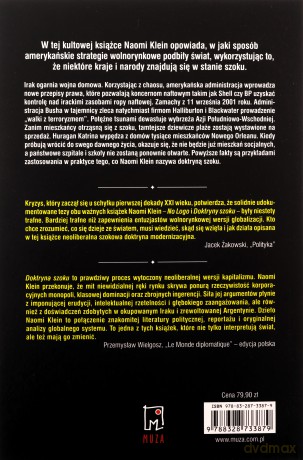 Doktryna szoku - Naomi Klein [KSIĄŻKA]