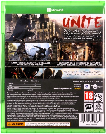 Assassin's Creed: Unity (Greatest Hits) [GRA XBOX ONE]