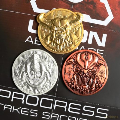 DOOM Limited Edition Set of 3 Arcade Mode Medallion Collection