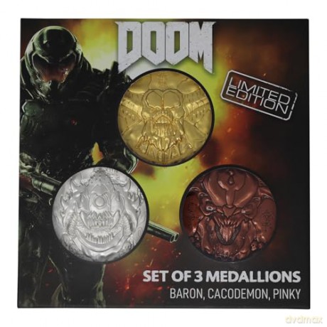 DOOM Limited Edition Set of 3 Arcade Mode Medallion Collection