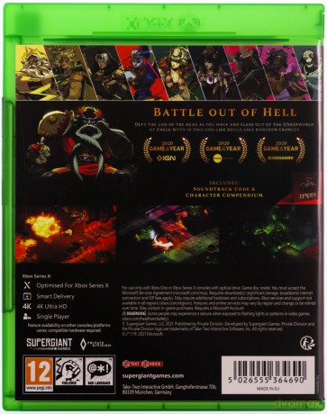 Hades [GRA XBOX SERIES X]