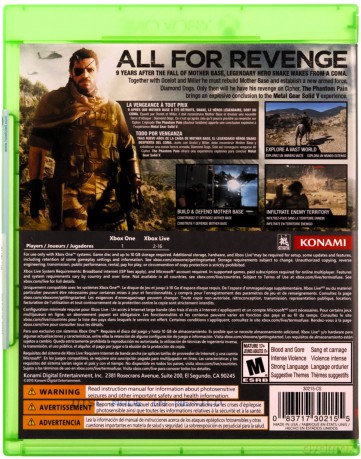 Metal Gear Solid V: The Phantom Pain [GRA XBOX ONE]