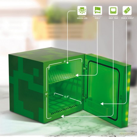 Minecraft Creeper Block- Mini Cooler 6.7l