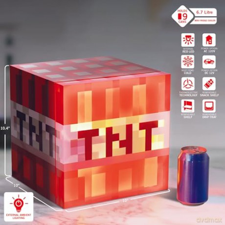 Minecraft Tnt Block - Mini Cooler 6.7l