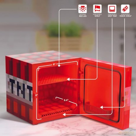 Minecraft Tnt Block - Mini Cooler 6.7l