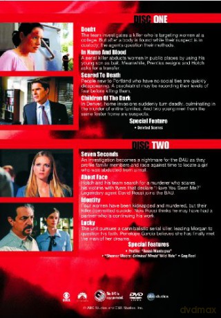 Criminal Minds Season 3 (Zabójcze Umysły Sezon 3) [5DVD]