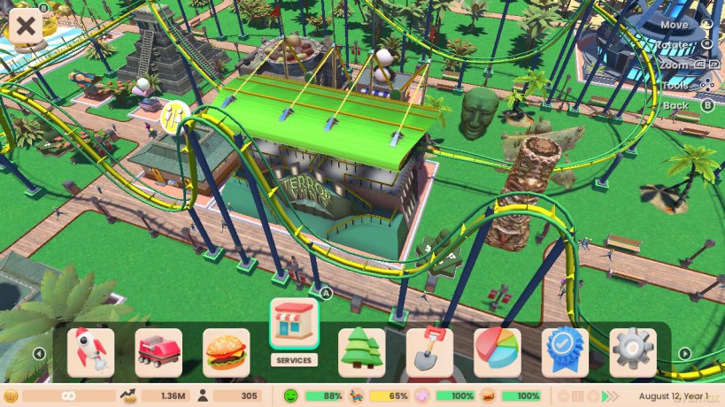RollerCoaster Tycoon (Adventures Deluxe) [GRA PS4]