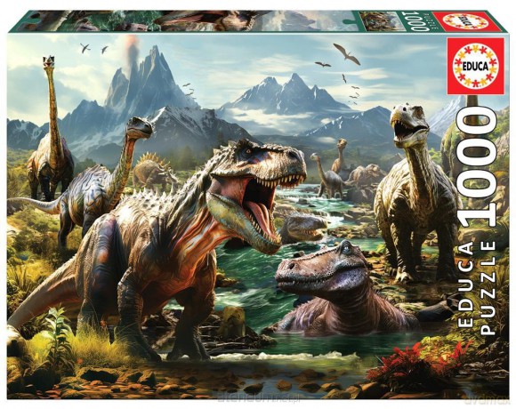 1000 el. Groźne dinozaury [PUZZLE]