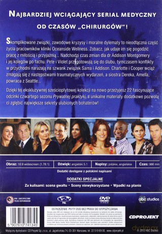 Private Practice Season 4 (Prywatna Praktyka Sezon 4) [BOX] [6DVD]