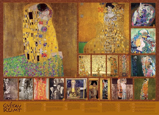 1000 el. Gustav Klimt [PUZZLE]