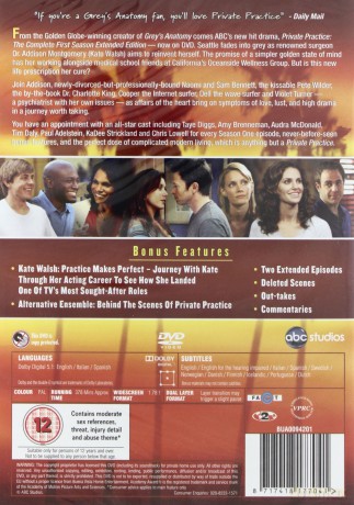 Private Practice Season 1 (Prywatna Praktyka Sezon 1) [3DVD]