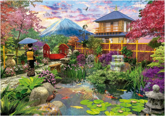 1500 el. Japoński ogród [PUZZLE]