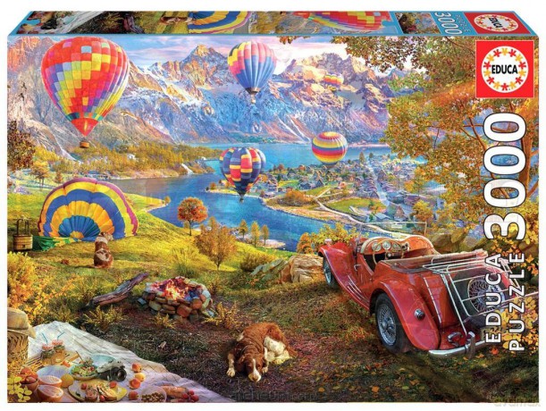3000 el. Start balonów [PUZZLE]