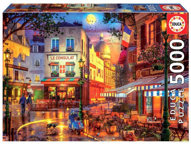 5000 el. Miasteczko we Francji [PUZZLE]