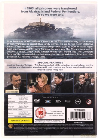 Alcatraz Season 1 [3DVD]