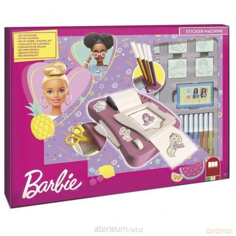 Barbie - Pieczątki i maszyna do naklejek
