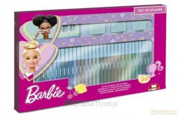 Barbie - Pieczątki i pisaki 36 kolorów
