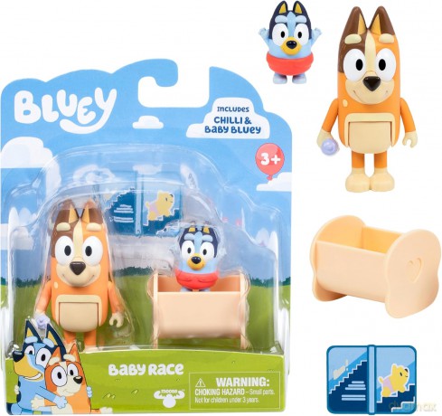 Bluey. Chilli i Baby Bluey [FIGURKA]