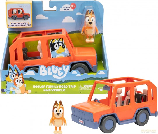 Bluey. Rodzinna wycieczka samochodowa [FIGURKA]