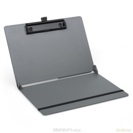 Clipboard składany A5/A4 PP z met. klipsem szary
