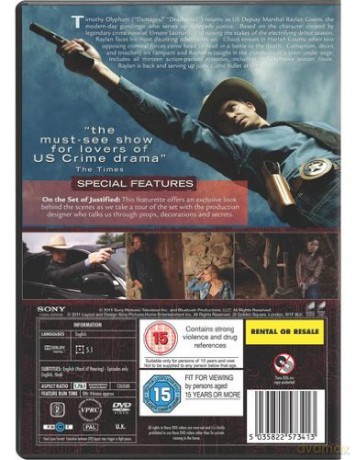 Justified Season 2 (Bez Przebaczenia Sezon 2) [3DVD]