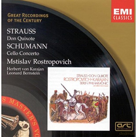 Rostropovich/Karajan/Berliner Philharmon: Groc-Don Quixote/Cello Concerto [CD]