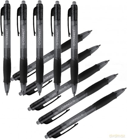 Długopis automatyczny 0,7mm czarny (10szt)