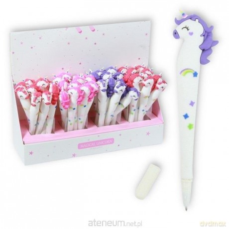 Długopis Magical Unicorn niebieski (40szt)