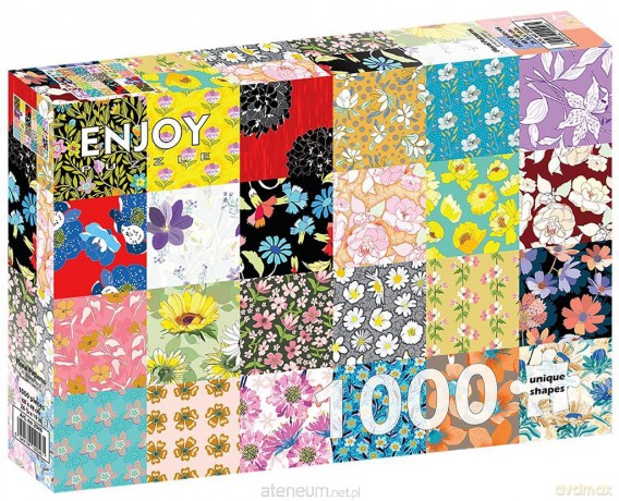 ENJOY 1000 el. el Kwiecisty patchwork [PUZZLE]