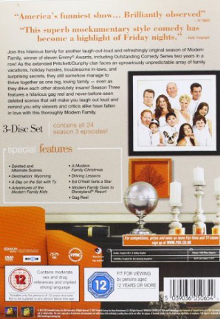 Modern Family Season 3 (Współczesna Rodzina Sezon 3) [3DVD]