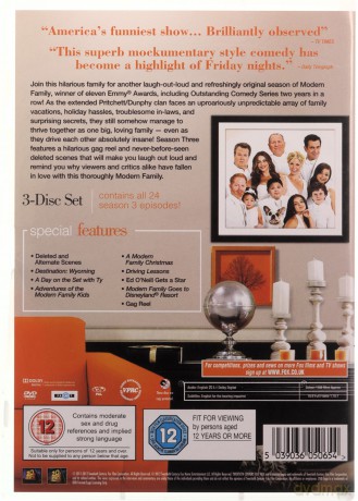 Modern Family Season 3 (Współczesna Rodzina Sezon 3) [3DVD]