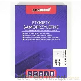 Etykiety samoprzylepne A4/100K 40x52,5x29,7mm