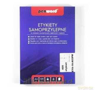Etykiety samoprzylepne A4/100K 4x105x148mm