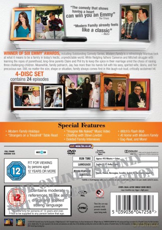 Modern Family Season 2 (Współczesna Rodzina Sezon 2) [4DVD]