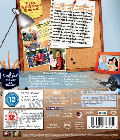Modern Family Season 1 (Współczesna Rodzina Sezon 1) [3Blu-ray]