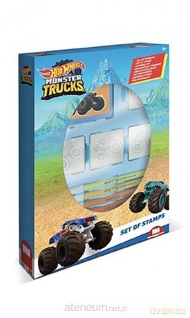 Hot Wheels - Pieczątki 4szt
