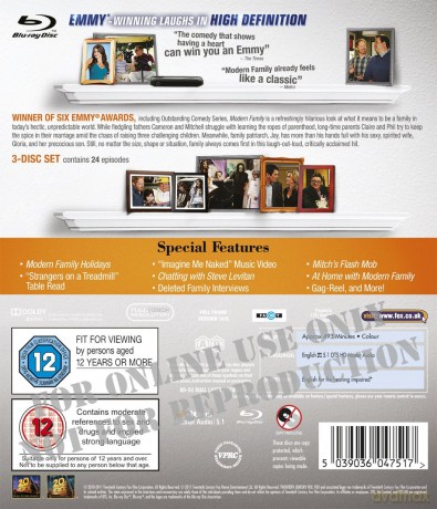 Modern Family Season 2 (Współczesna Rodzina Sezon 2) [3Blu-ray]