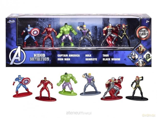 Jada Avengers Metalowe figurki 6 pak 4cm [FIGURKA]