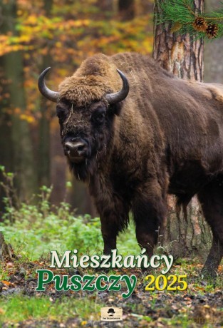 Kalendarz 2025 A3 ścienny Mieszkańcy Puszczy [KALENDARZ]