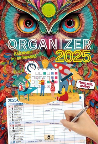Kalendarz 2025 A3 ścienny Organizer [KALENDARZ]
