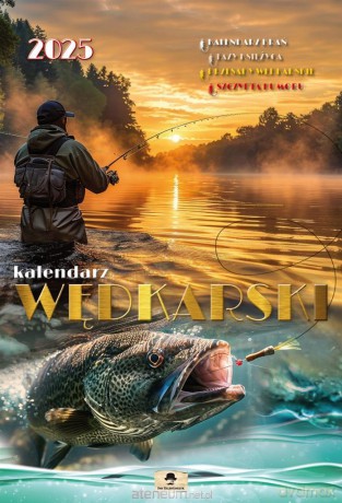 Kalendarz 2025 A3 ścienny Wędkarski [KALENDARZ]