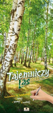 Kalendarz 2025 paskowy szeroki Tajemniczy Las [KALENDARZ]
