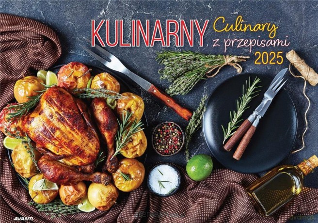 Kalendarz 2025 ścienny albumowy Kulinarny... [KALENDARZ]