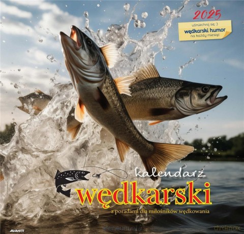 Kalendarz 2025 ścienny albumowy Wędkarski [KALENDARZ]
