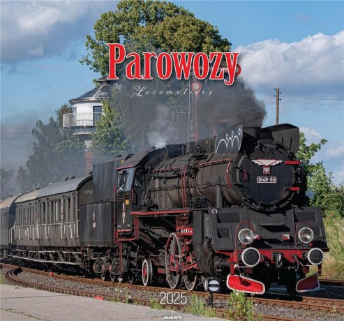Kalendarz 2025 ścienny Parowozy [KALENDARZ]