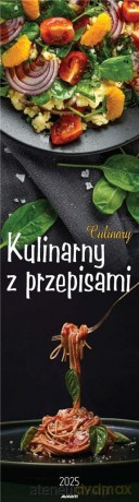 Kalendarz 2025 ścienny paskowy Kulinarny [KALENDARZ]