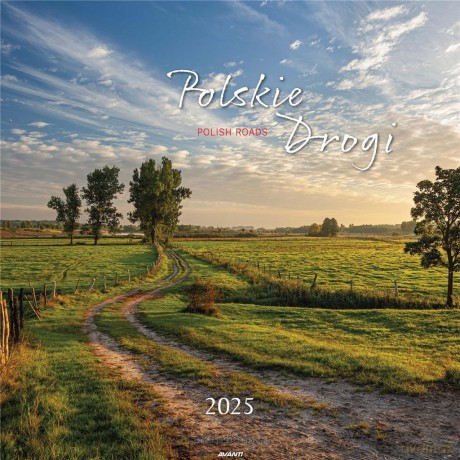 Kalendarz 2025 ścienny Polskie drogi [KALENDARZ]