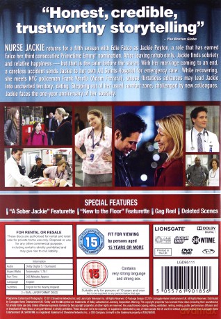 Nurse Jackie Season 5 (Siostra Jackie Sezon 5) [3DVD]