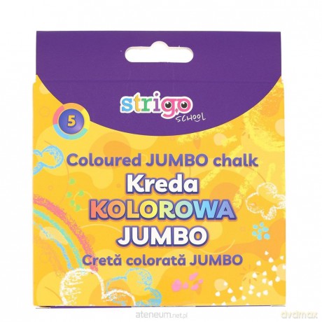 Kreda chodnikowa Jumbo 5 kolorów